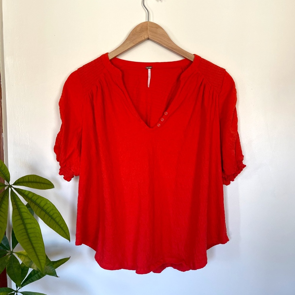 Scarlet Free People Top
